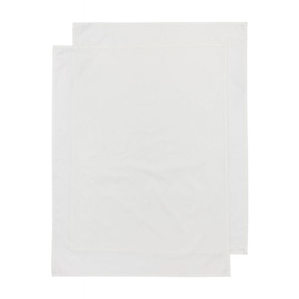 Meyco Ledikantlaken Uni Offwhite 2-Pack 100x150cm Meyco Ledikantlaken Uni Offwhite 2-Pack 100x150cm