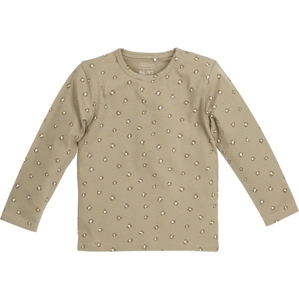 Meyco Pyjama Mini Panther Sand  maat 62/68