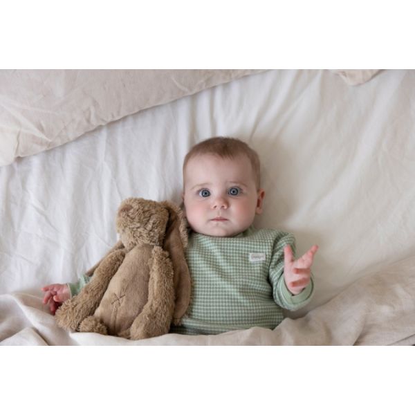 Feetje Pyjama Wafel Groen melange mt 86 Feetje Pyjama Wafel Groen melange mt 86