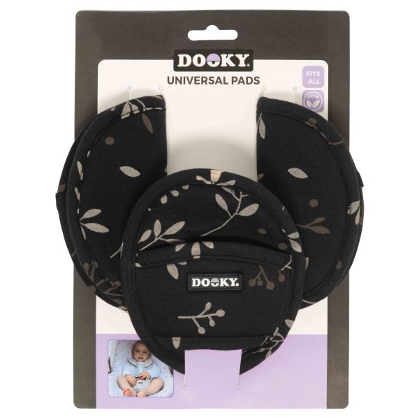 Dooky Universal Pads Romantic Leaves Black Dooky Universal Pads Romantic Leaves Black