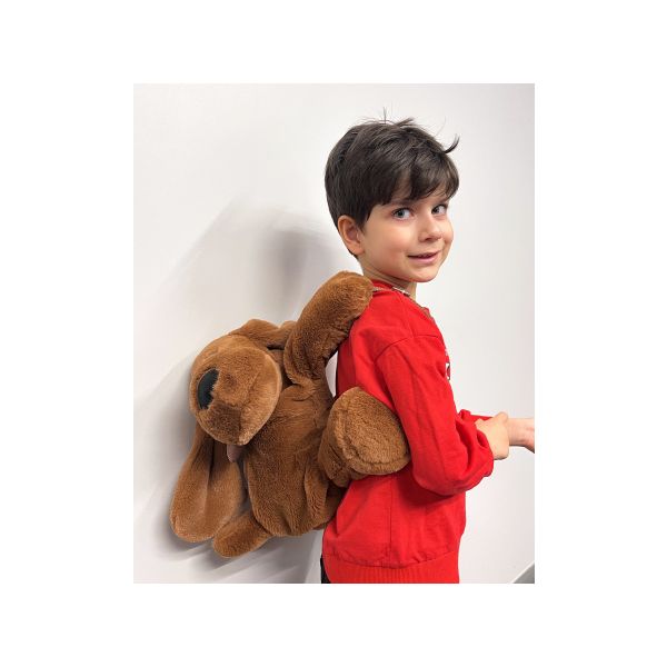 Babyjem Kinderrugzak Pluche Hond Lichtbruin Babyjem Kinderrugzak Pluche Hond Lichtbruin