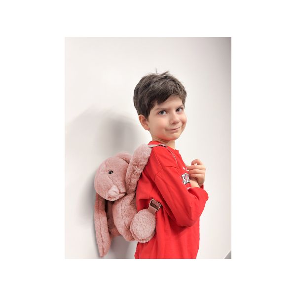 Babyjem Kinderrugzak Pluche Konijn Roze Babyjem Kinderrugzak Pluche Konijn Roze