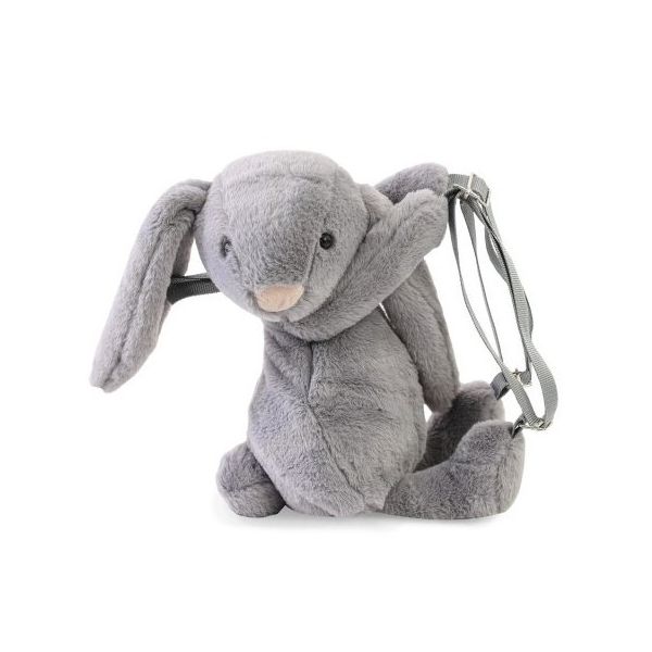 Babyjem Kinderrugzak Pluche Konijn Grijs Babyjem Kinderrugzak Pluche Konijn Grijs