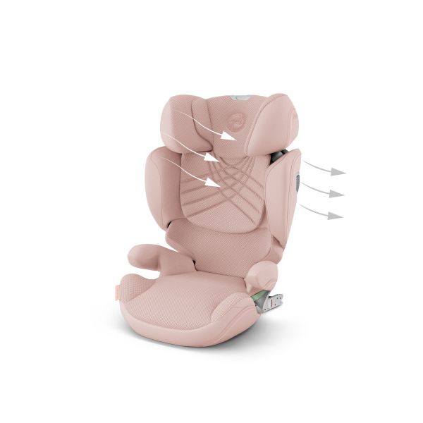 Cybex Autostoel SOLUTION T I-FIX PLUS Peach Pink - Light Pink





