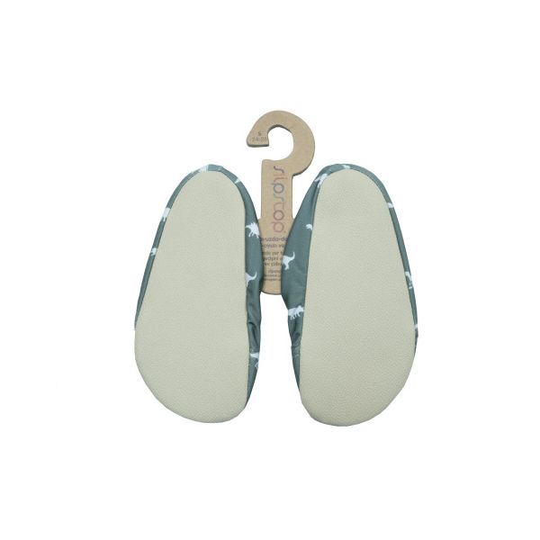 Slipstop Schoentje - Dino Green - Mt. 21-23 Slipstop Schoentje - Dino Green - Mt. 21-23