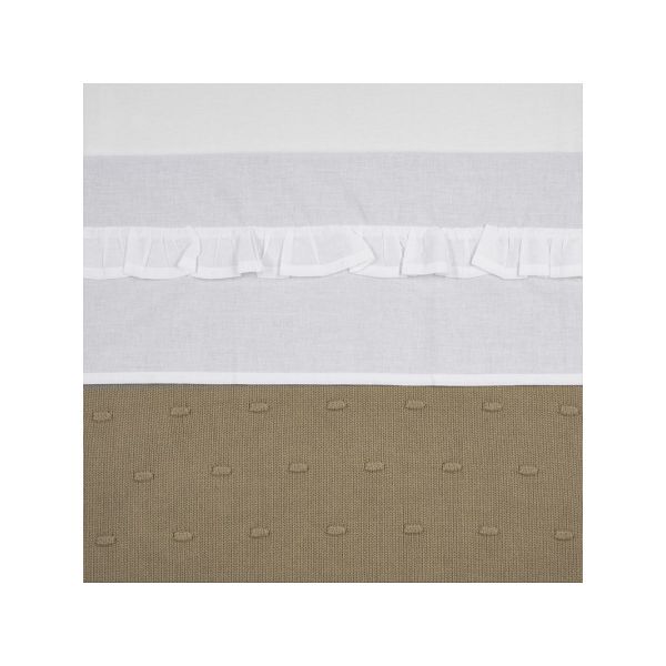 Meyco Wieglaken Ruffle White 75 x 100 cm