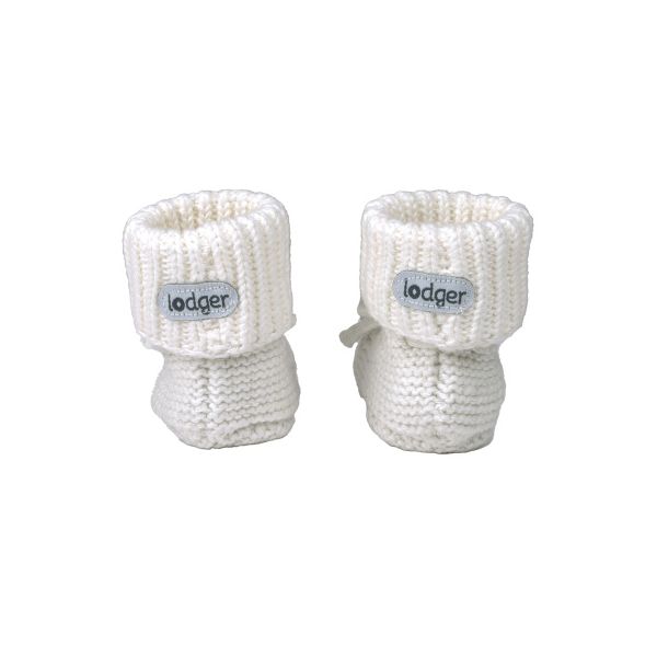 Lodger Slipper Knit Cloud Dancer 0-6mnd 0-6 maanden