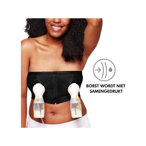 Medela Hands-Free™ Kolfbeha Zwart XL Medela Hands-Free™ Kolfbeha Zwart XL