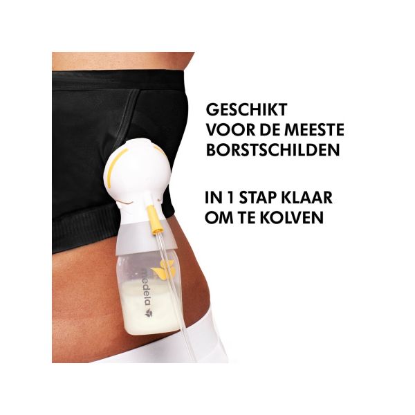 Medela Hands-Free™ Kolfbeha Zwart XL Medela Hands-Free™ Kolfbeha Zwart XL