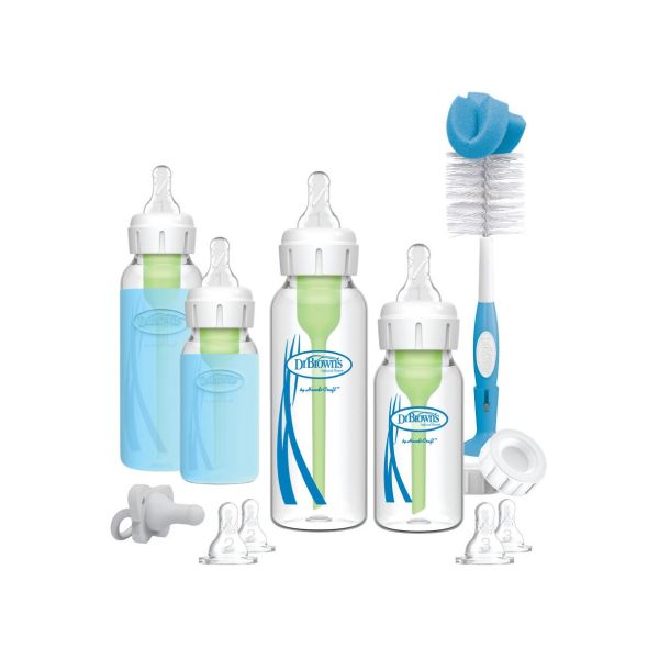 Dr. Brown's Giftset Standaard Hals Glas Anti-Colic Options+