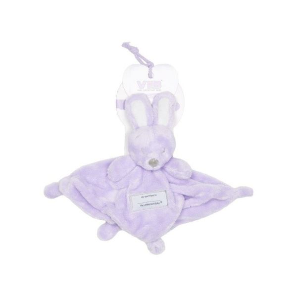 VIB Knuffeldoekje Konijn Lila