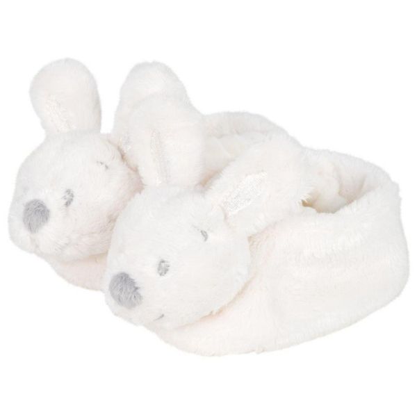 VIB Konijnenslofjes Pluche Wit