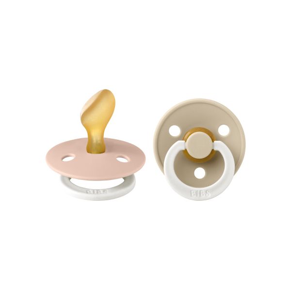 BiBs Glow In The Dark Fopspeen - Anatomisch - 2 Stuks - 6-18 Mnd - Glow/Vanilla BiBs Glow In The Dark Fopspeen - Anatomisch - 2 Stuks - 6-18 Mnd - Glow/Vanilla