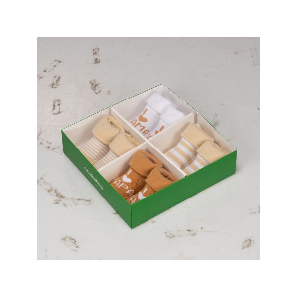 BD Collection Sokjes 4-Pack Multi Sand BD Collection Sokjes 4-Pack Multi Sand