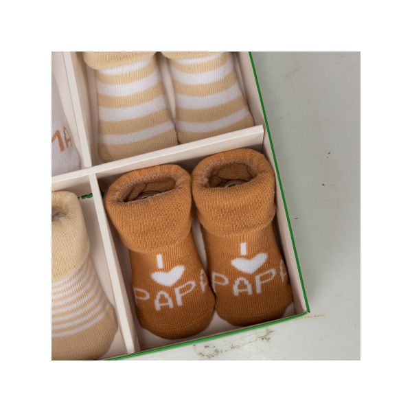 BD Collection Sokjes 4-Pack Multi Sand BD Collection Sokjes 4-Pack Multi Sand