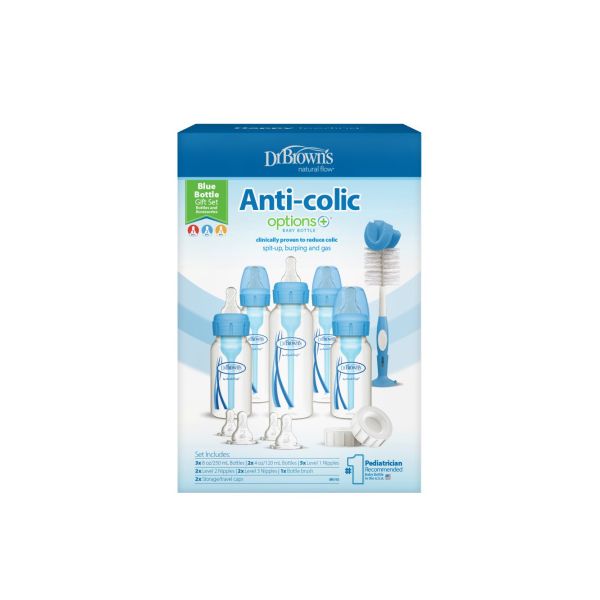 Dr. Brown's Giftset Standaard Options+ Blauw Dr. Brown's Giftset Standaard Options+ Blauw
