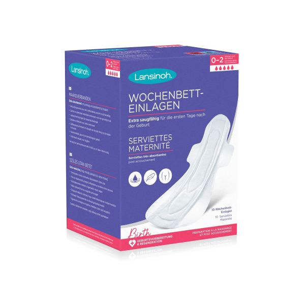 Lansinoh Kraamverband 0-2 Weken Na De Bevalling (10 stuks) Lansinoh Kraamverband 0-2 Weken Na De Bevalling (10 stuks)