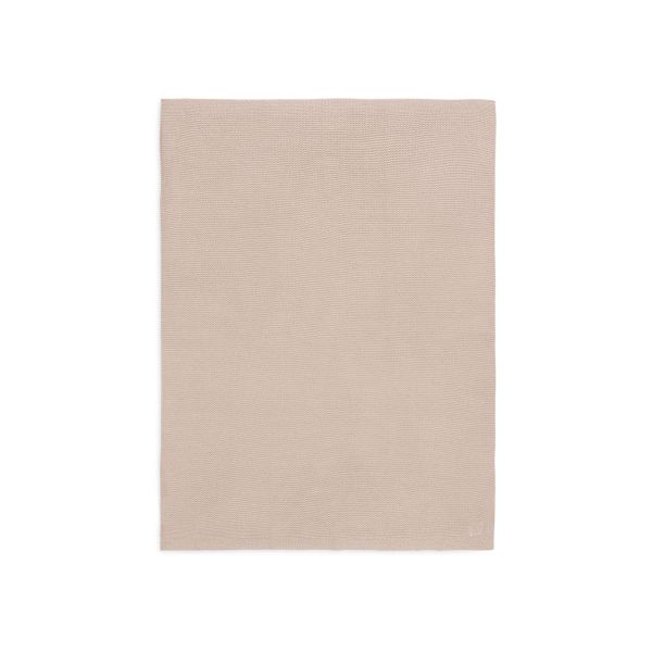 Jollein Basic Knit Ledikantdeken - 100 x 150 cm - Wild Rose Jollein Basic Knit Ledikantdeken - 100 x 150 cm - Wild Rose