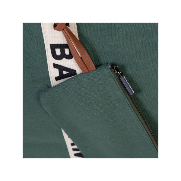 Childhome Family Bag Signature Canvas Groen Childhome Family Bag Signature Canvas Groen