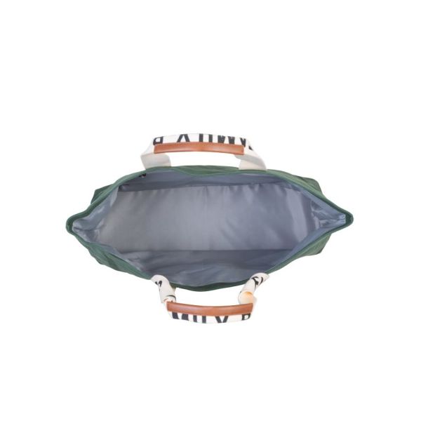 Childhome Family Bag Signature Canvas Groen Childhome Family Bag Signature Canvas Groen