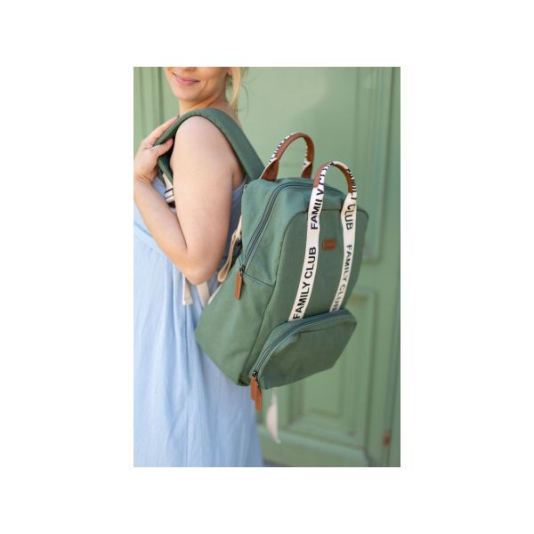 Childhome Verzorgingsrugzak Family Club Signature Groen