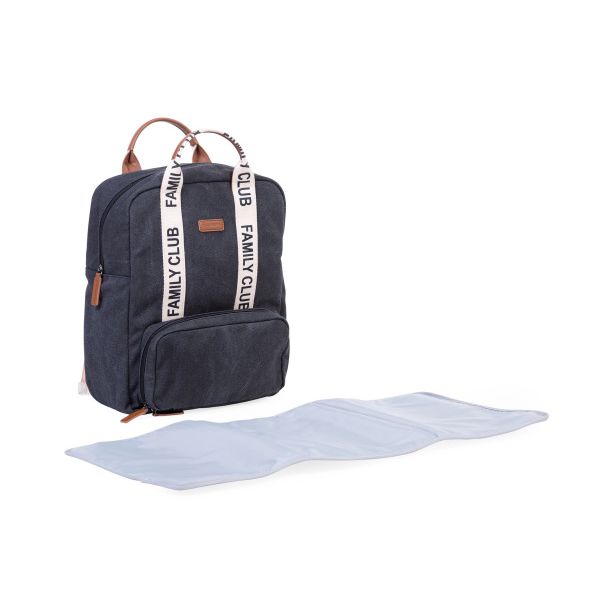 Childhome Verzorgingsrugzak Family Club Signature Zwart