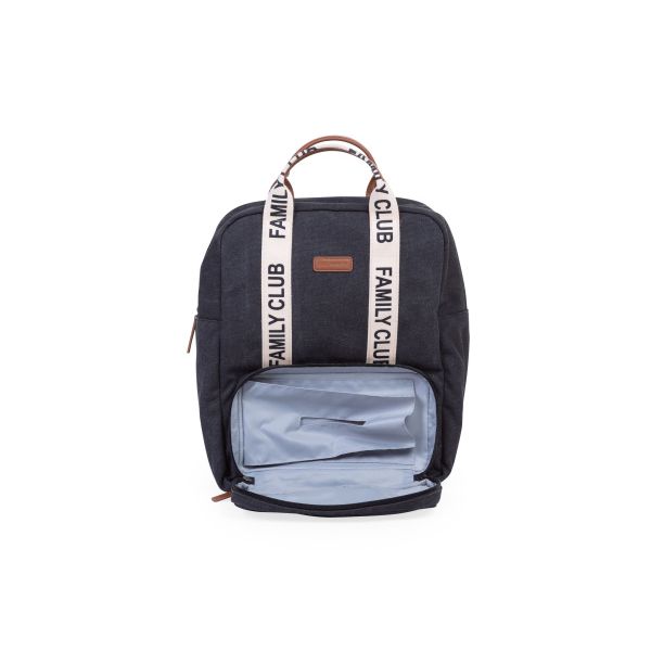 Childhome Verzorgingsrugzak Family Club Signature Zwart