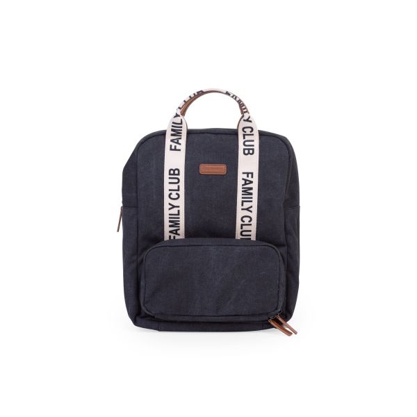 Childhome Verzorgingsrugzak Family Club Signature Zwart