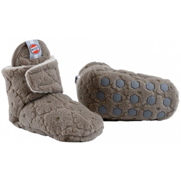 Lodger Slipper Folklore Fleece Buffalo 12-18mnd




