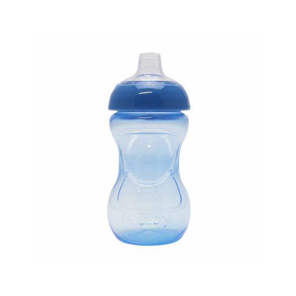 Nuby Beker Mini Easy Grip Blauw 180ml 4mnd+ Nuby Beker Mini Easy Grip Blauw 180ml 4mnd+