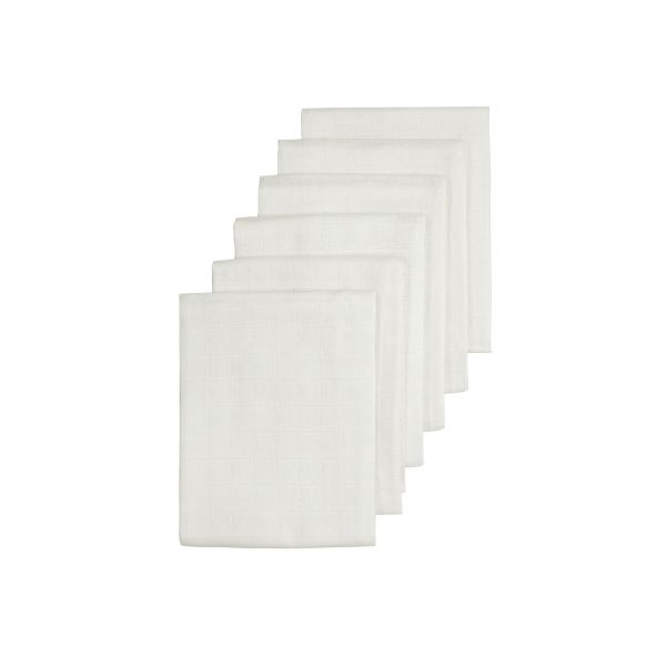 Meyco Multidoek Hydrofiel Wit 60 x 60 cm 6-Pack 

