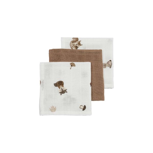 Meyco Starterset Hydrofiel Forest Animals Toffee 9-Pack
