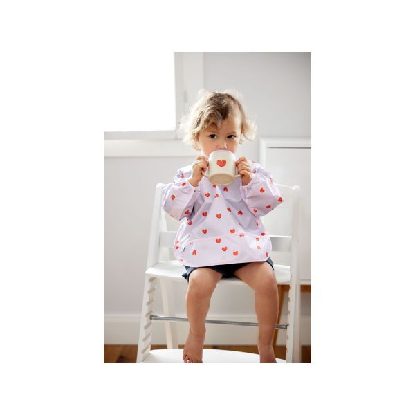 Lässig Slab Lange Mouw Happy Rascals Heart Lavender 2-Pack