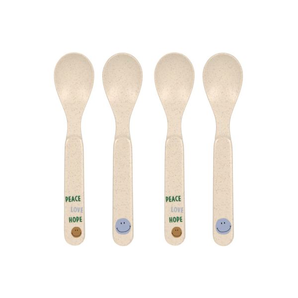 Lässig Lepels Happy Rascals Smile Sky Blue 4-Pack