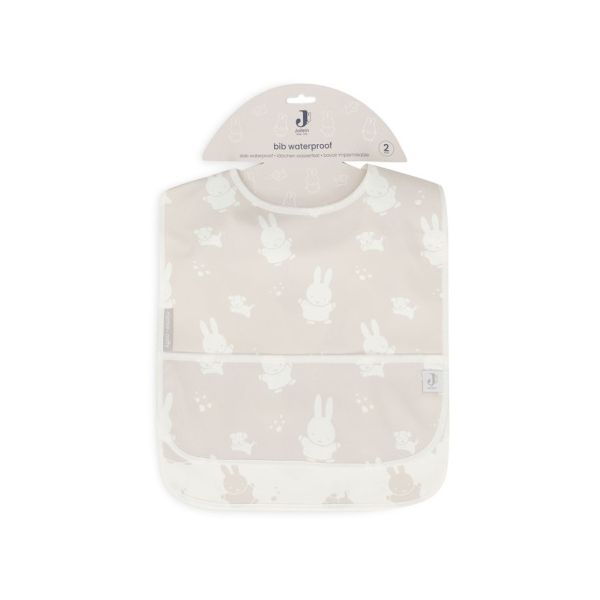 Jollein Slab Waterproof Miffy & Snuffy Nougat 2-Pack Jollein Slab Waterproof Miffy & Snuffy Nougat 2-Pack