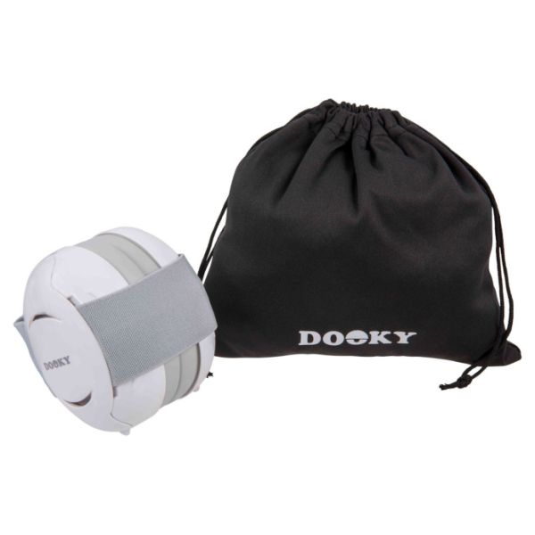 Dooky Baby Ear Protection White 0-3 jaar