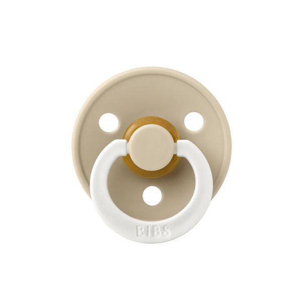 BiBs Glow In The Dark Fopspeen - Anatomisch - 6-18 Mnd - Vanilla BiBs Glow In The Dark Fopspeen - Anatomisch - 6-18 Mnd - Vanilla