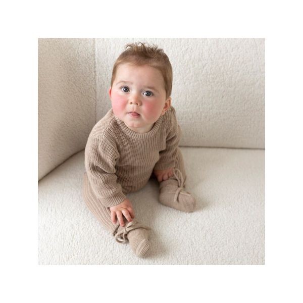 Feetje Broek Gebreid The Magic is in You Taupe 74