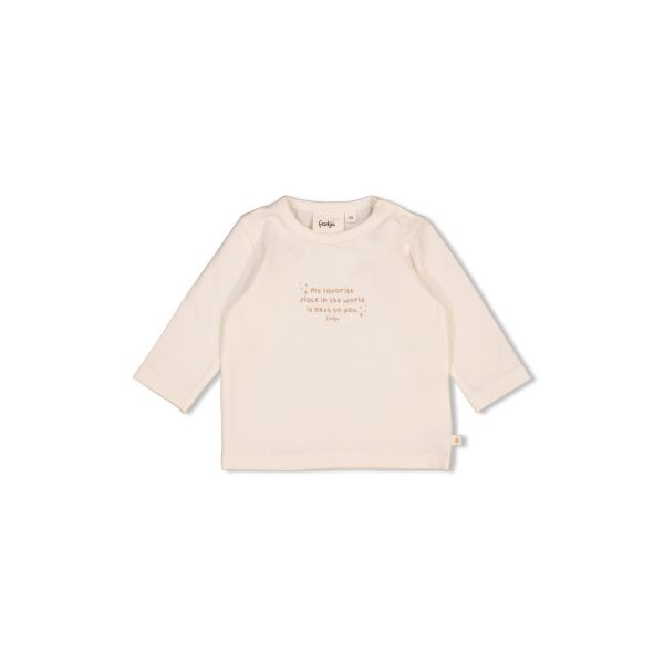 Feetje Longsleeve The Magic is in You Offwhite Taupe 74 Feetje Longsleeve The Magic is in You Offwhite Taupe 74