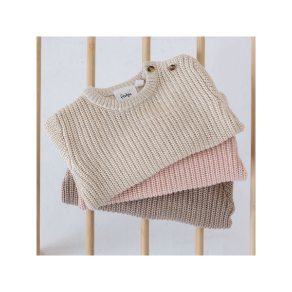 Feetje Sweater Gebreid The Magic is in You Creme 62