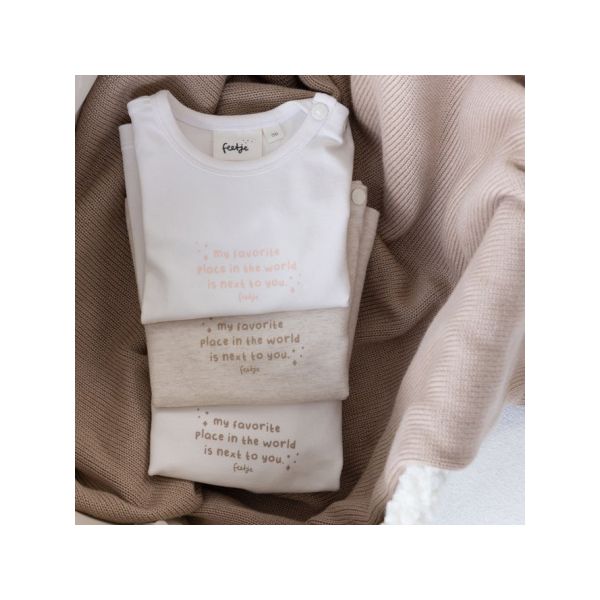 Feetje Longsleeve The Magic is in You Offwhite Roze 74 Feetje Longsleeve The Magic is in You Offwhite Roze 74