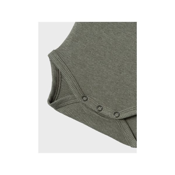 Name It Romper Kab Button Dusty Olive 74