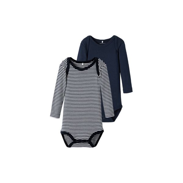 Name It Romper Stripe 2-Pack Dark Sapphire 74 Name It Romper Stripe 2-Pack Dark Sapphire 74