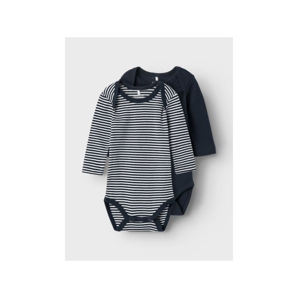 Name It Romper Stripe 2-Pack Dark Sapphire 74 Name It Romper Stripe 2-Pack Dark Sapphire 74