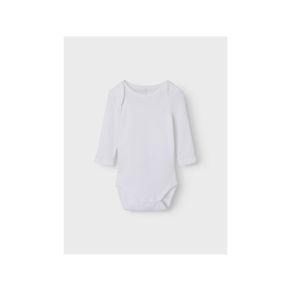 Name It Romper Needledrop 2-Pack Bright White 68