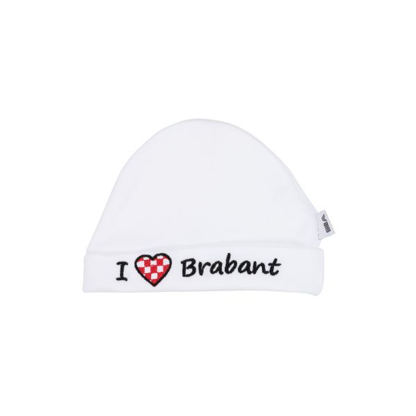 VIB Muts Rond I Love Brabant Wit VIB Muts Rond I Love Brabant Wit