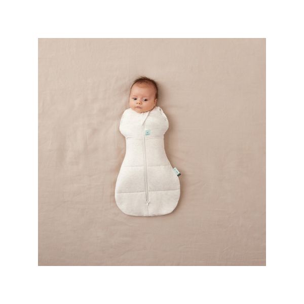 Ergopouch Cocoon Inbaker Slaapzak Oatmeal Marle 2,5 Tog 0-3mnd