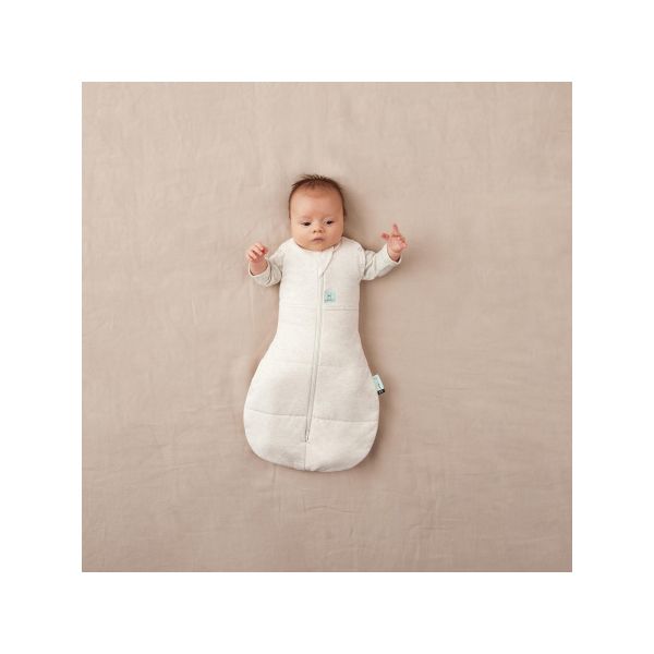 Ergopouch Cocoon Inbaker Slaapzak Oatmeal Marle 2,5 Tog 0-3mnd