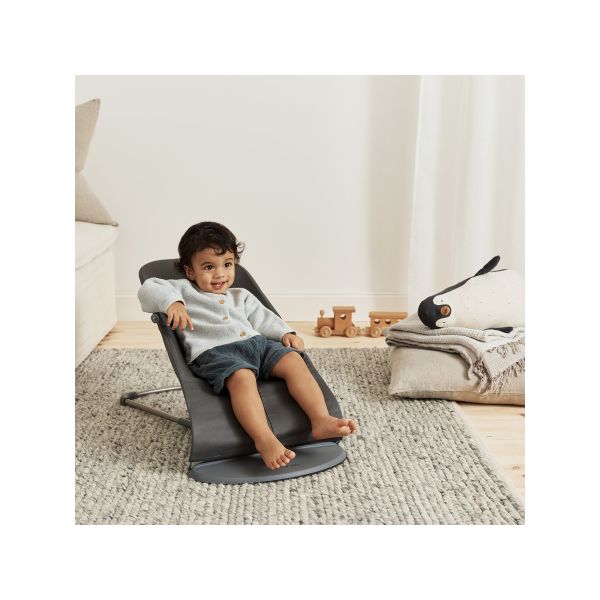 BabyBjörn Bliss Wipstoel - Geweven Klassiek Quilt - Antraciet BabyBjörn Bliss Wipstoel - Geweven Klassiek Quilt - Antraciet