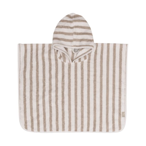 Jollein Stripe Terry Badponcho - GOTS - Olive Green Jollein Stripe Terry Badponcho - GOTS - Olive Green